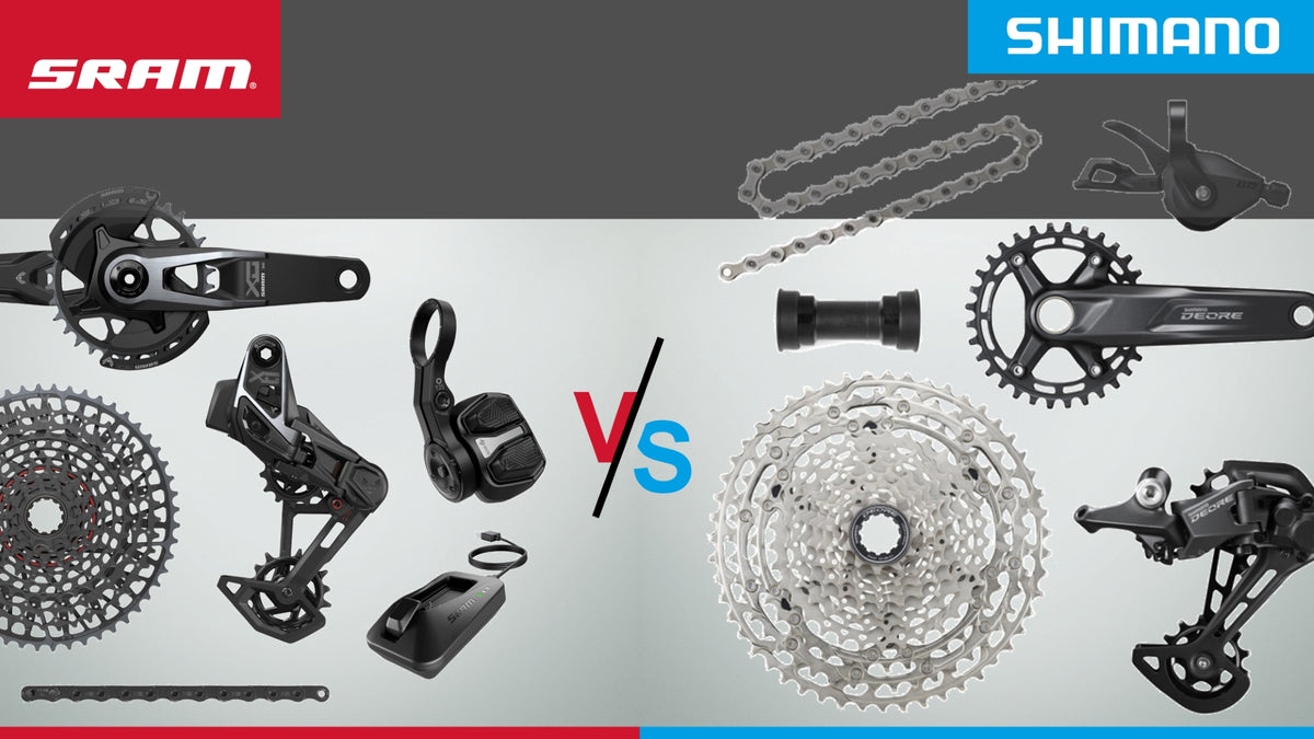 Groups mountainbike SRAM vs Shimano : which one to choose ? : The