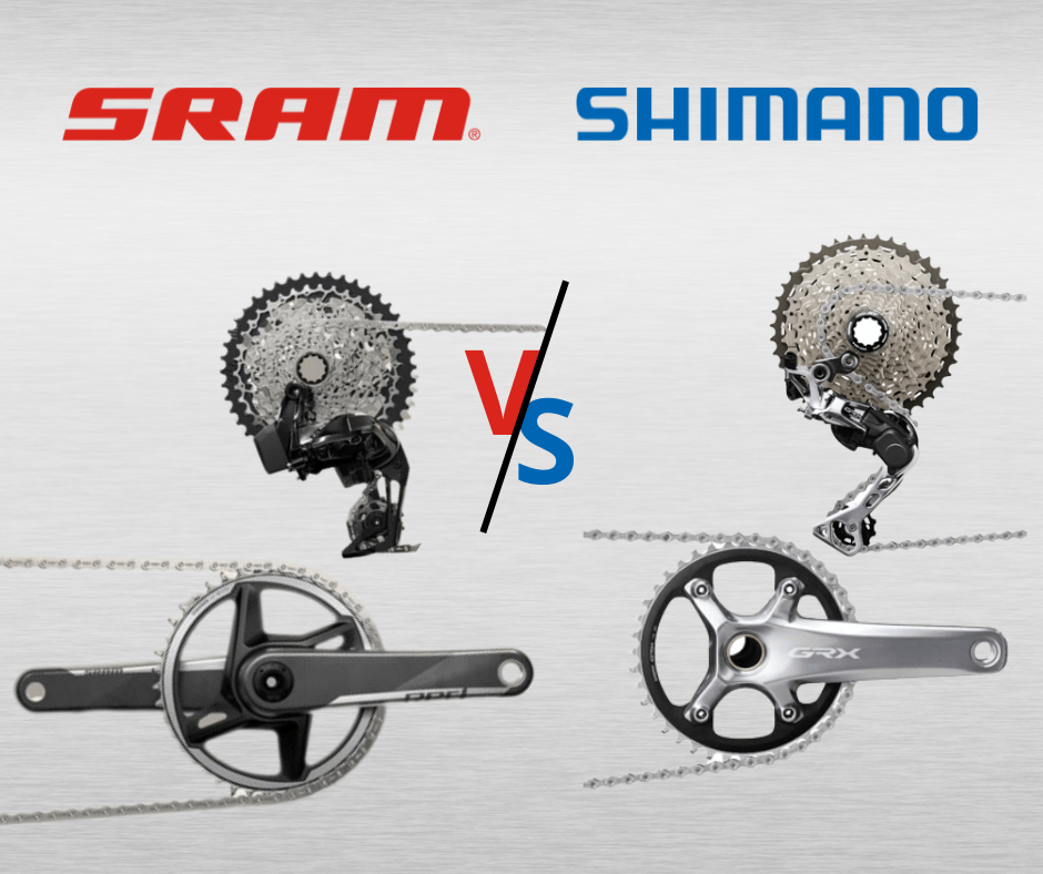Schaltung des Gravel SRAM VS Shimano: Welche soll ich wählen
