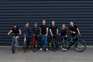 L'équipe de The Cyclist House, entreprise innovante spécialisée dans l'achat et la vente de vélos d'occasion reconditionnés
