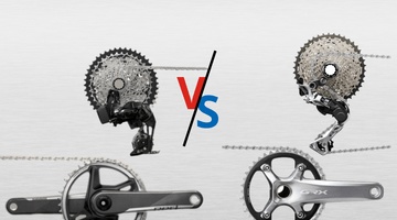 Comparaison transmissions gravel Sram et Shimano