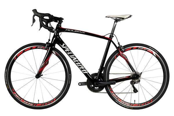 Non-drive side of the Specialized Roubaix SL4 Expert Compact Ultegra Di2