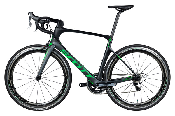 Vue du côté opposé de la chaîne du Scott Foil Team Issue