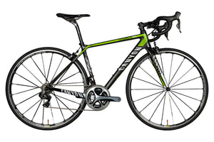Vue du côté de la chaîne du Canyon Ultimate CF SLX 9.0 ETE