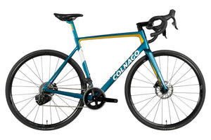 Vue du côté de la chaîne du Colnago V3 Disc SRAM Rival AXS