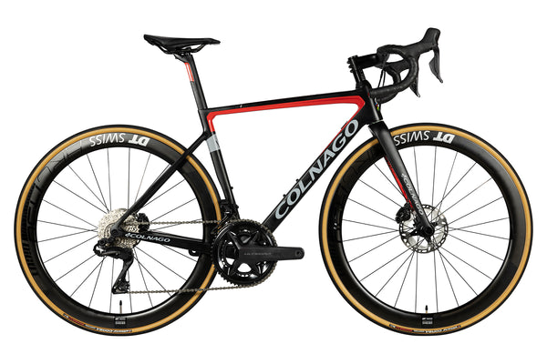 Kettenseite des Colnago V3 Ultegra Di2 Disc