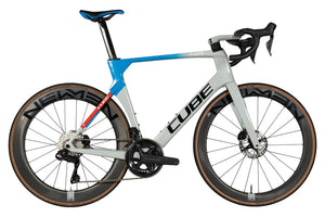 Vue du côté de la chaîne du Cube Litening Aero C:68X Race Ultegra Di2
