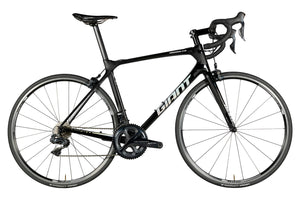 Vue du côté de la chaîne du Giant TCR Advanced Pro 0 Ultegra Di2