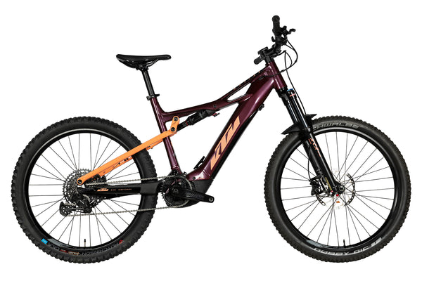Vue du côté de la chaîne du KTM Macina Lycan 272 Glorius