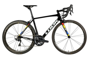 Vue du côté de la chaîne du Look 785 Huez RS Glossy Ultegra