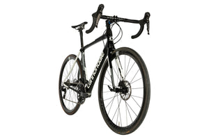 Vue diagonale du Cannondale Synapse Hi-Mod Disc Dura-Ace Noir Blanc