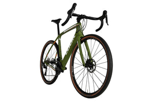 Vue diagonale du Look 765 Gravel Green Mat