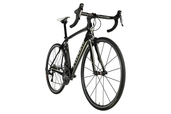 Vue diagonale du Specialized Roubaix SL4 Expert