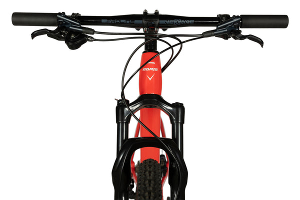Vue frontale du Adris XC Race Shimano SLX Rouge