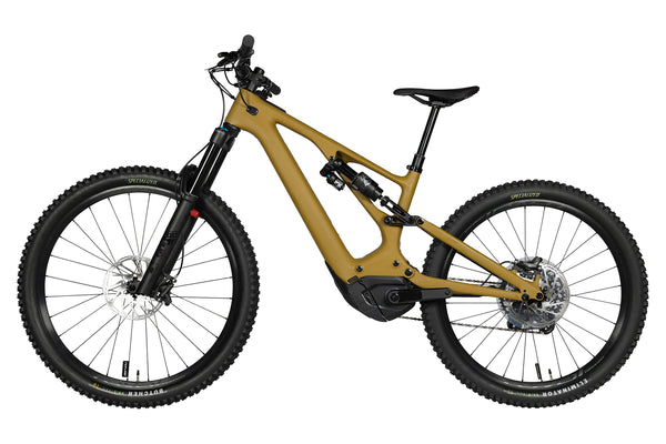 Non-drive side of the Specialized Turbo Levo Expert Carbon