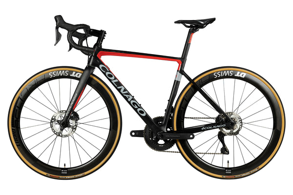 Nicht-Kettenseite des Colnago V3 Ultegra Di2 Disc