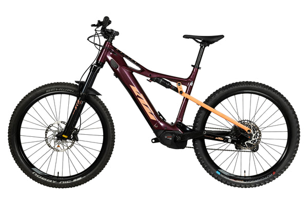 Vue du côté opposé de la chaîne du KTM Macina Lycan 272 Glorius