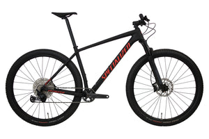 Vue du côté de la chaîne du Specialized Epic Hardtail