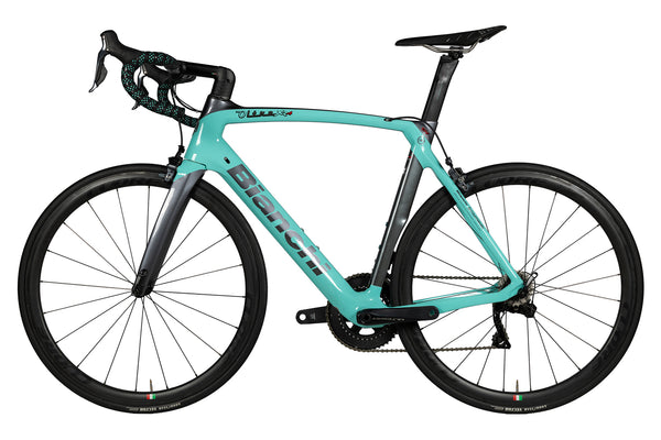Non-drive side of the Bianchi Oltre XR4