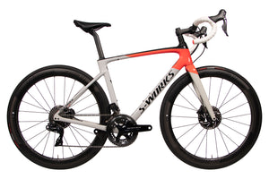 Vue du côté de la chaine du Specialized S-Works Roubaix Dura-Ace Di2