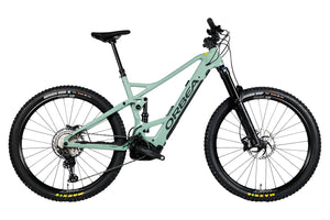 Vue du côte de la chaîne du Orbea Wild FS H10