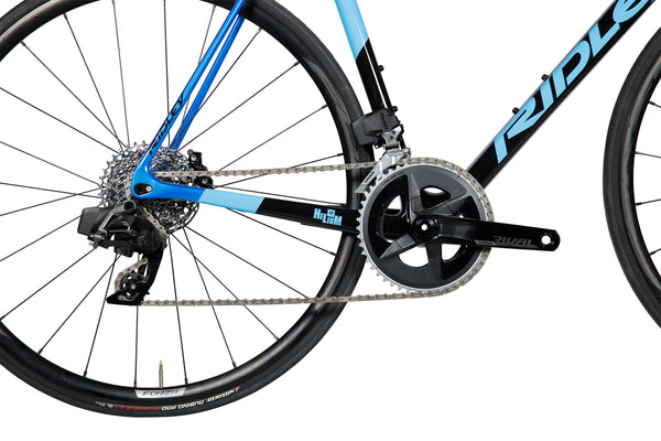 Groupe SRAM Rival AXS sur Ridley Helium Disc