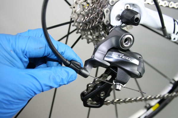 adjusting a Shimano derailleur