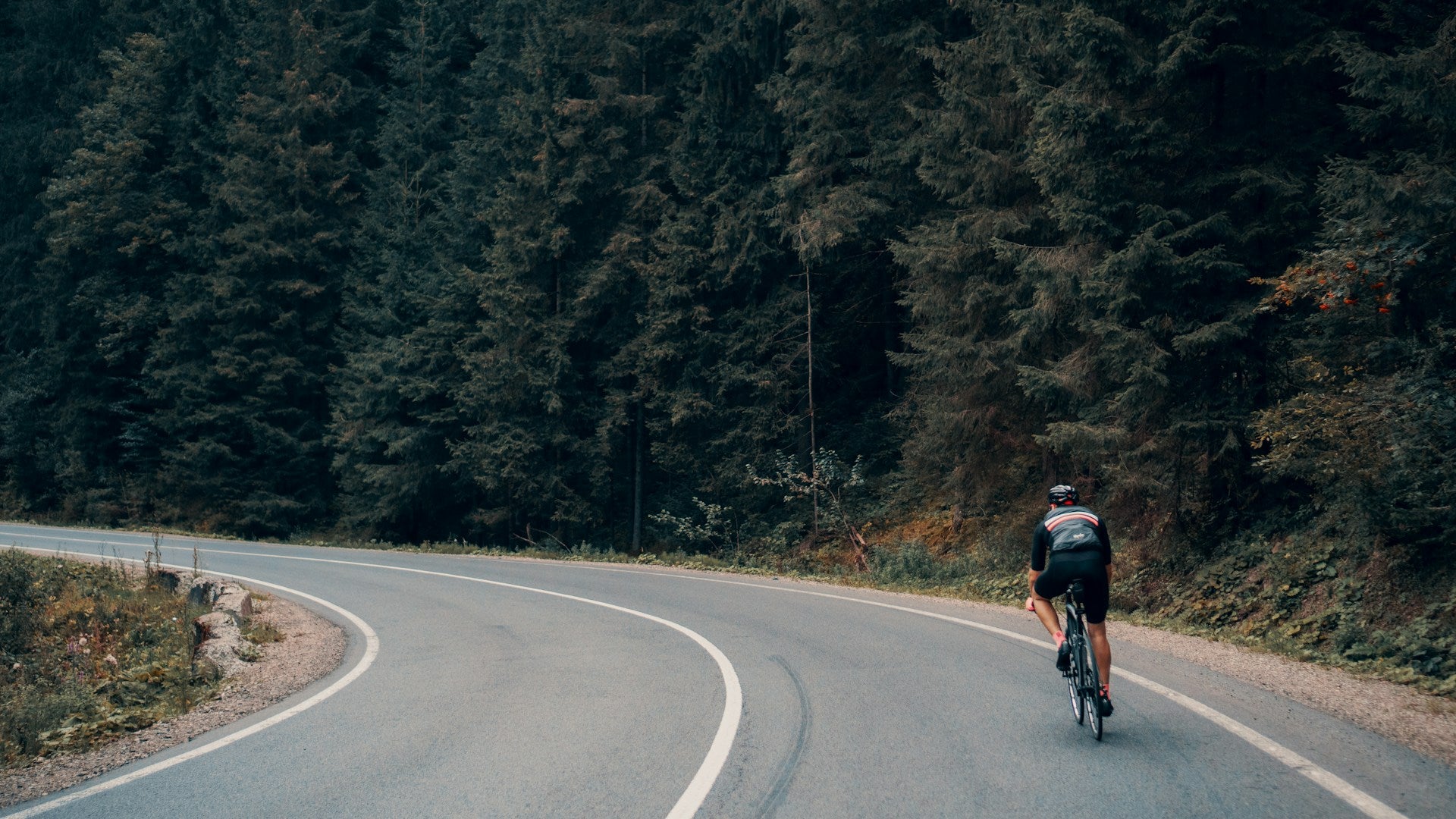 Radfahrer auf einem Rennrad